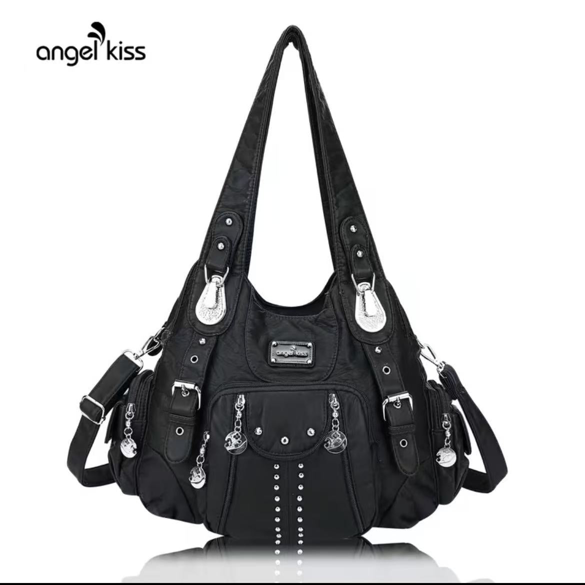 High Quality Fashionable Elegant Large Hobo(13.2" x 4.5" x 10.7") Crossbody Shoulder Bag for Women - Soft PU Leather, Adjustable Shoulder Strap, Multiple Pockets, Anti-Theft Back Zipper, Casual Hobo Crossbody Purse, Crossbody Shoulder Bags
