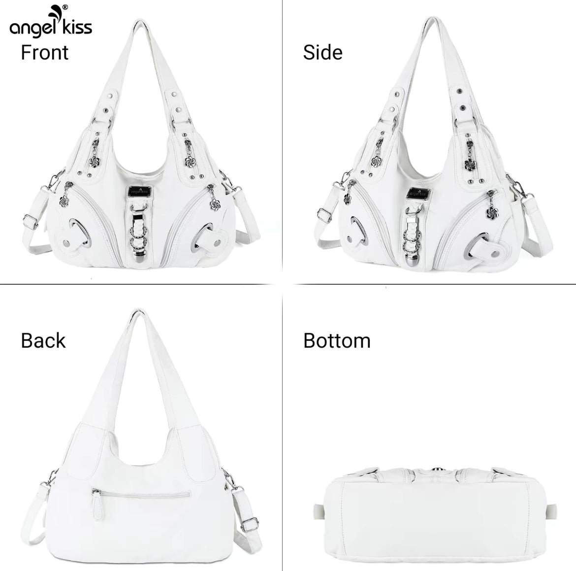 Vintage Crossbody Bag(14" x 5" x 13") - PU Hobo Tote Satchel, Lightweight Elegant Convertible Shoulder Bag, Stylish Women's Commuter Accessory, Ideal for Summer Daily Use & Mother's Day Gifts, Stylish Crossbody Bags, Convertible Shoulder Bags