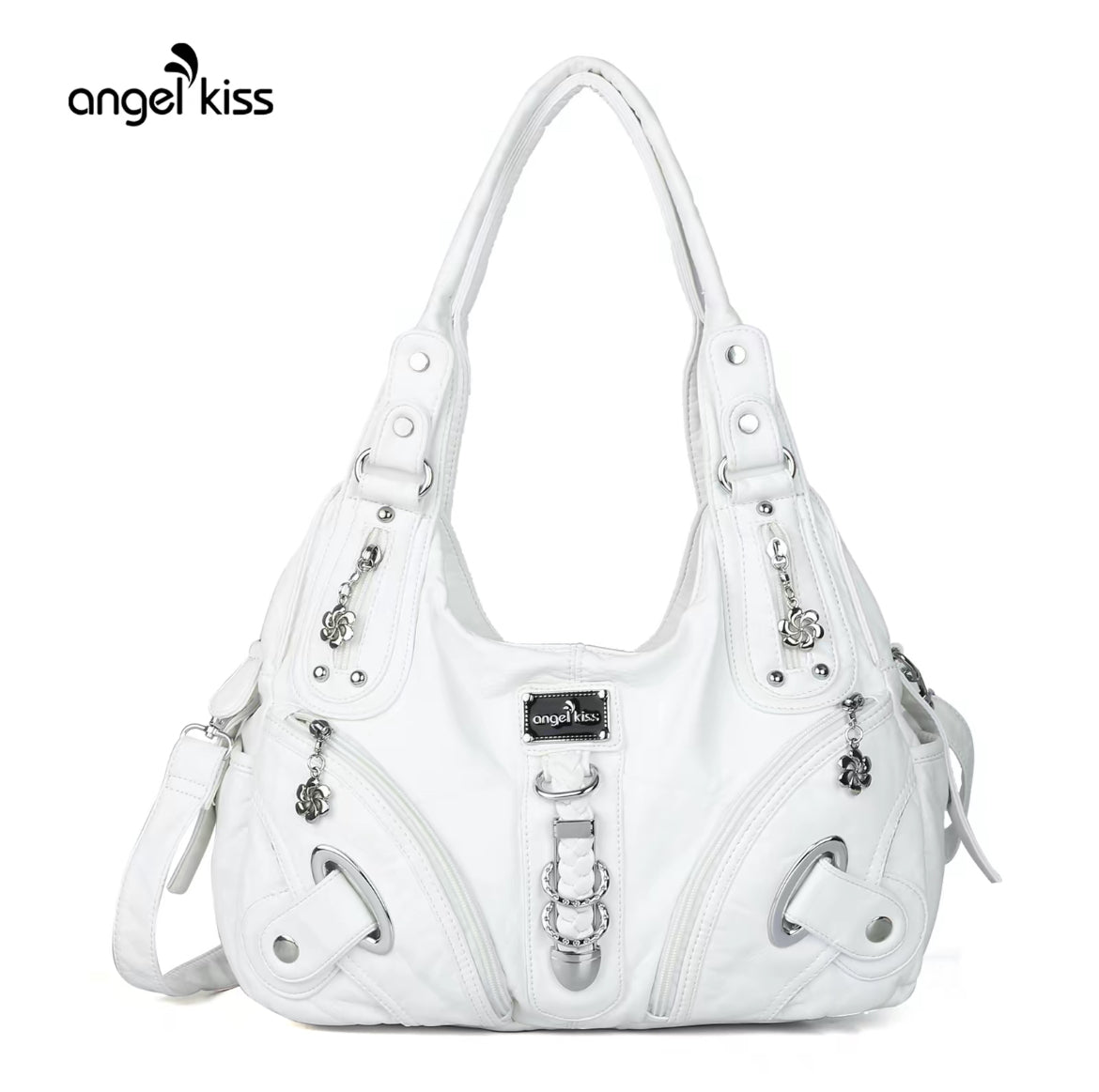 Vintage Crossbody Bag(14" x 5" x 13") - PU Hobo Tote Satchel, Lightweight Elegant Convertible Shoulder Bag, Stylish Women's Commuter Accessory, Ideal for Summer Daily Use & Mother's Day Gifts, Stylish Crossbody Bags, Convertible Shoulder Bags